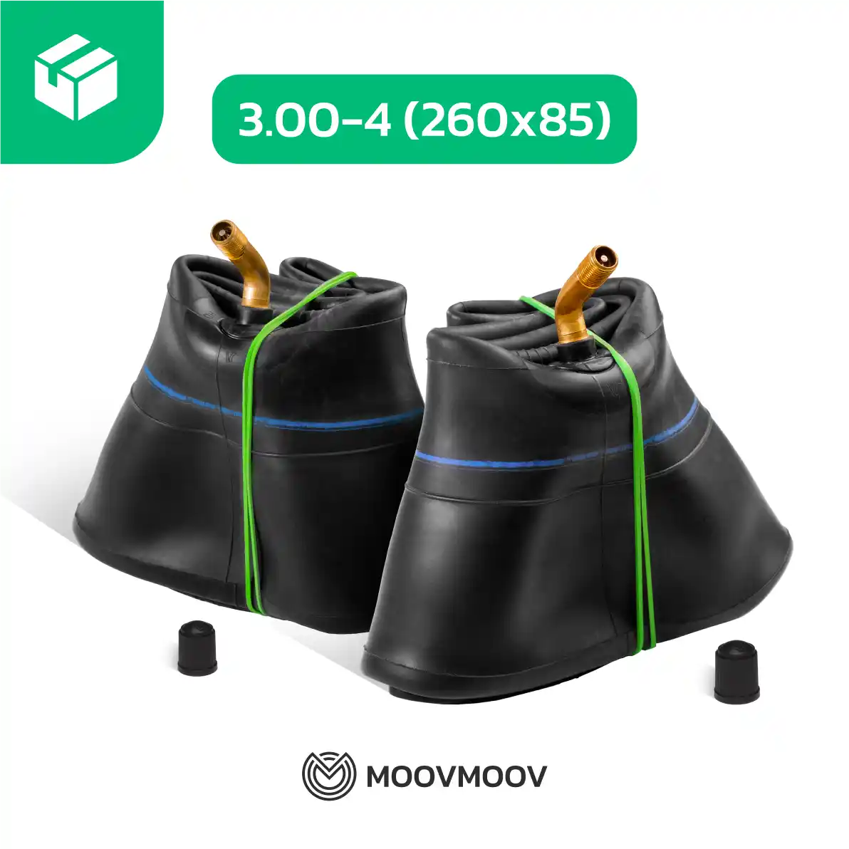 2 camere d'aria 3.00-4 carriola valvola curva