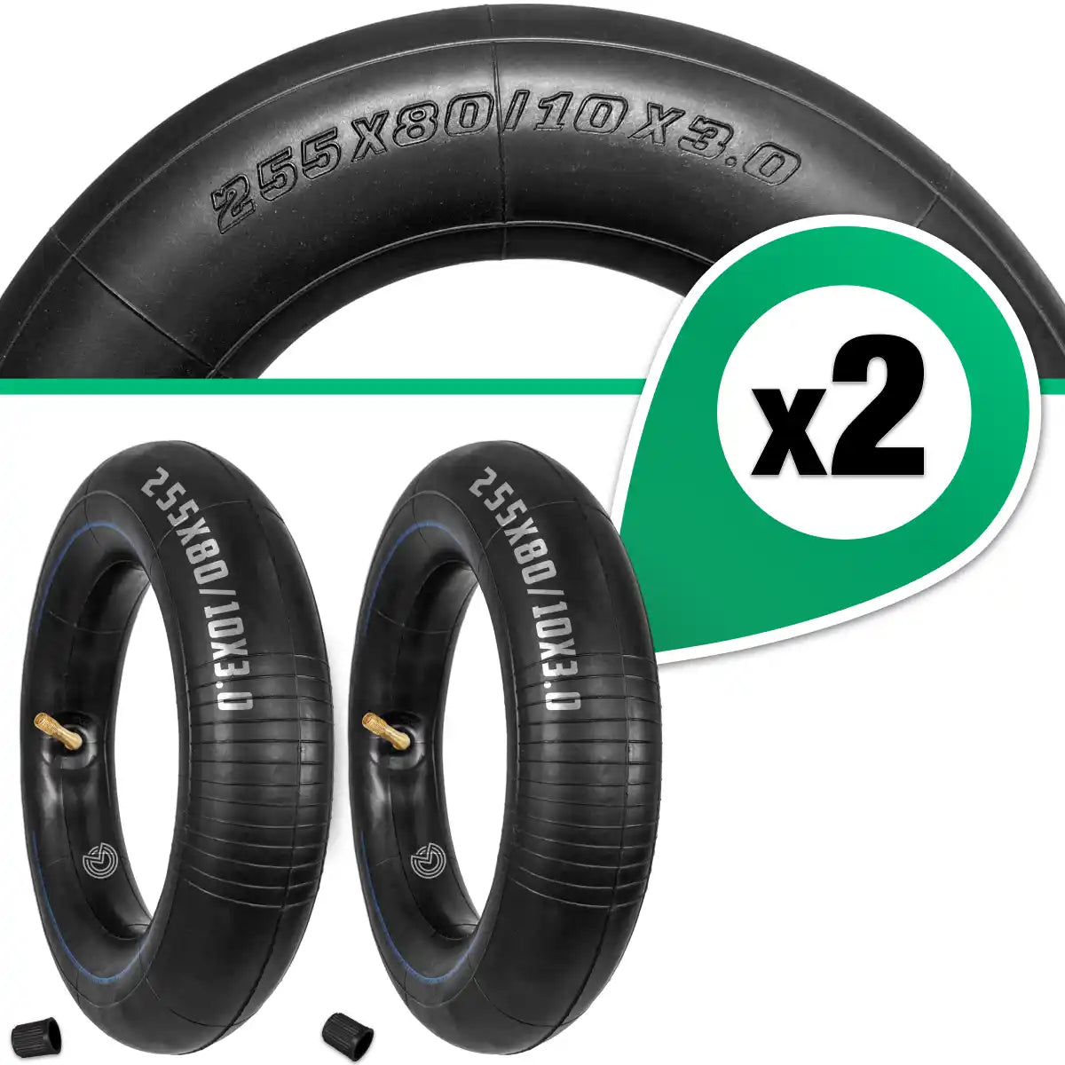 Camera d'aria 10 pollici monopattino elettrico 10 x 3