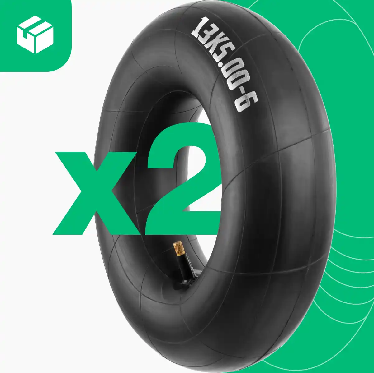 camera d'aria 13 pollici tosaerba valvola dritta