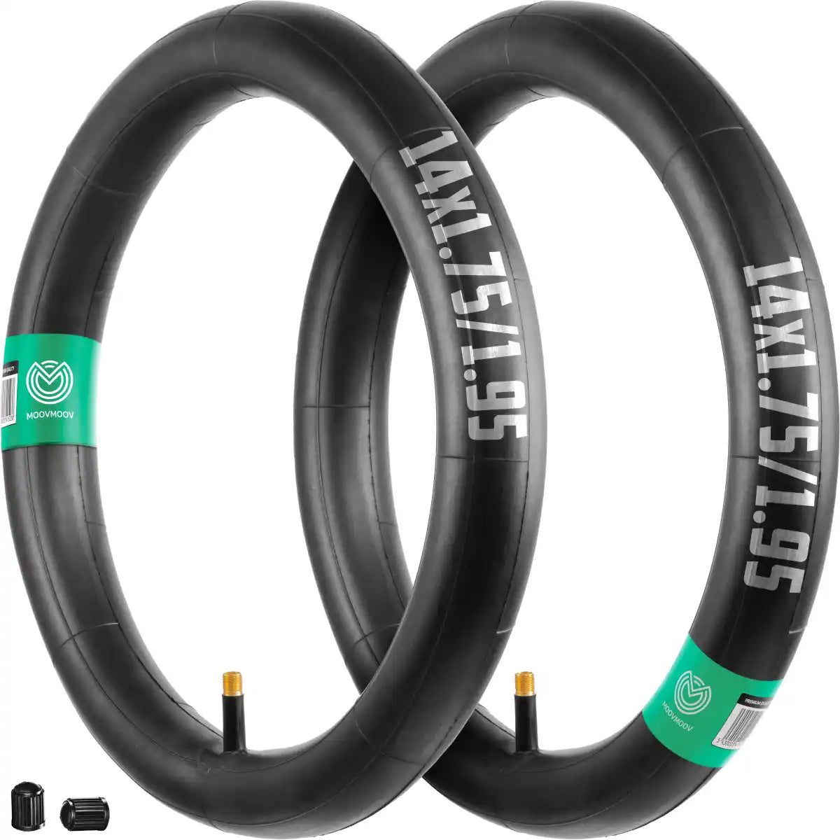 Camera d'aria 14 x 1 75 1 95 valvola dritta