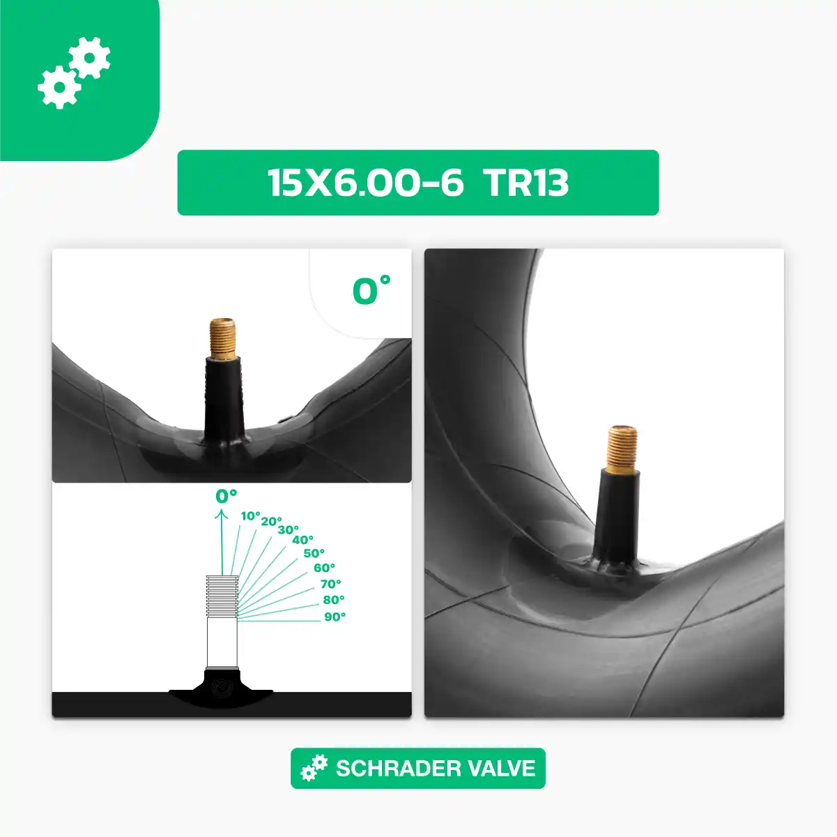 Camera d'aria 15x6.00-6 quad