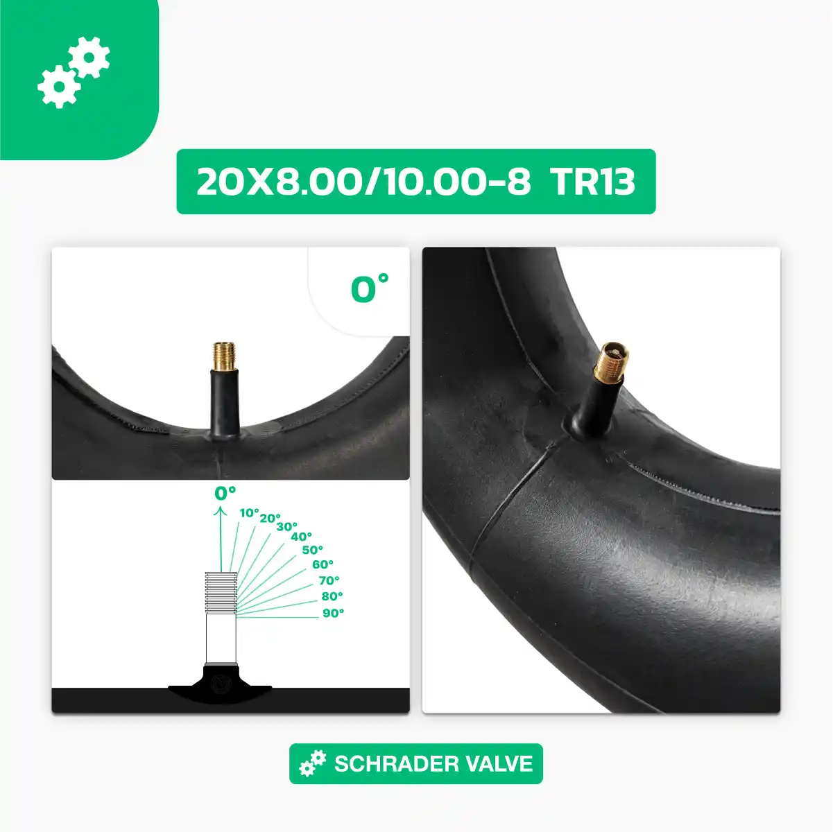 Camera d'aria 20 pollici trattorino rasaerba