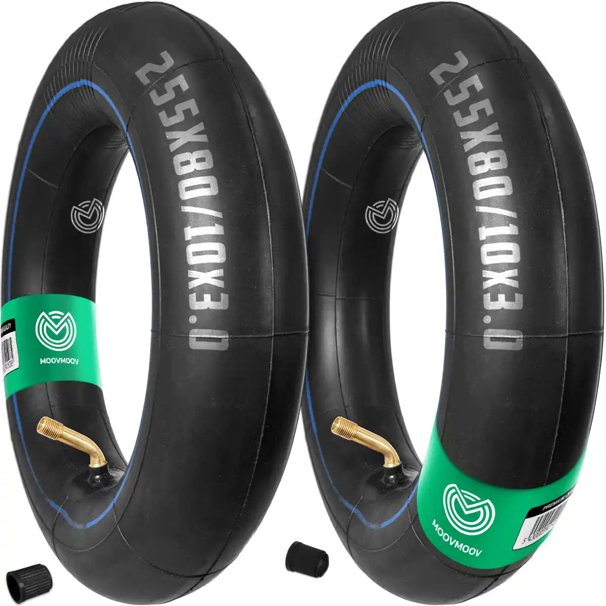 Camera d'aria 255 x 80 valvola piegata 45 90