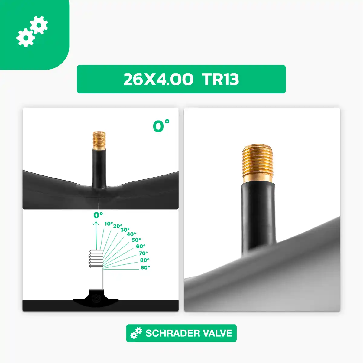 Camera d'aria 26 pollici fatbike