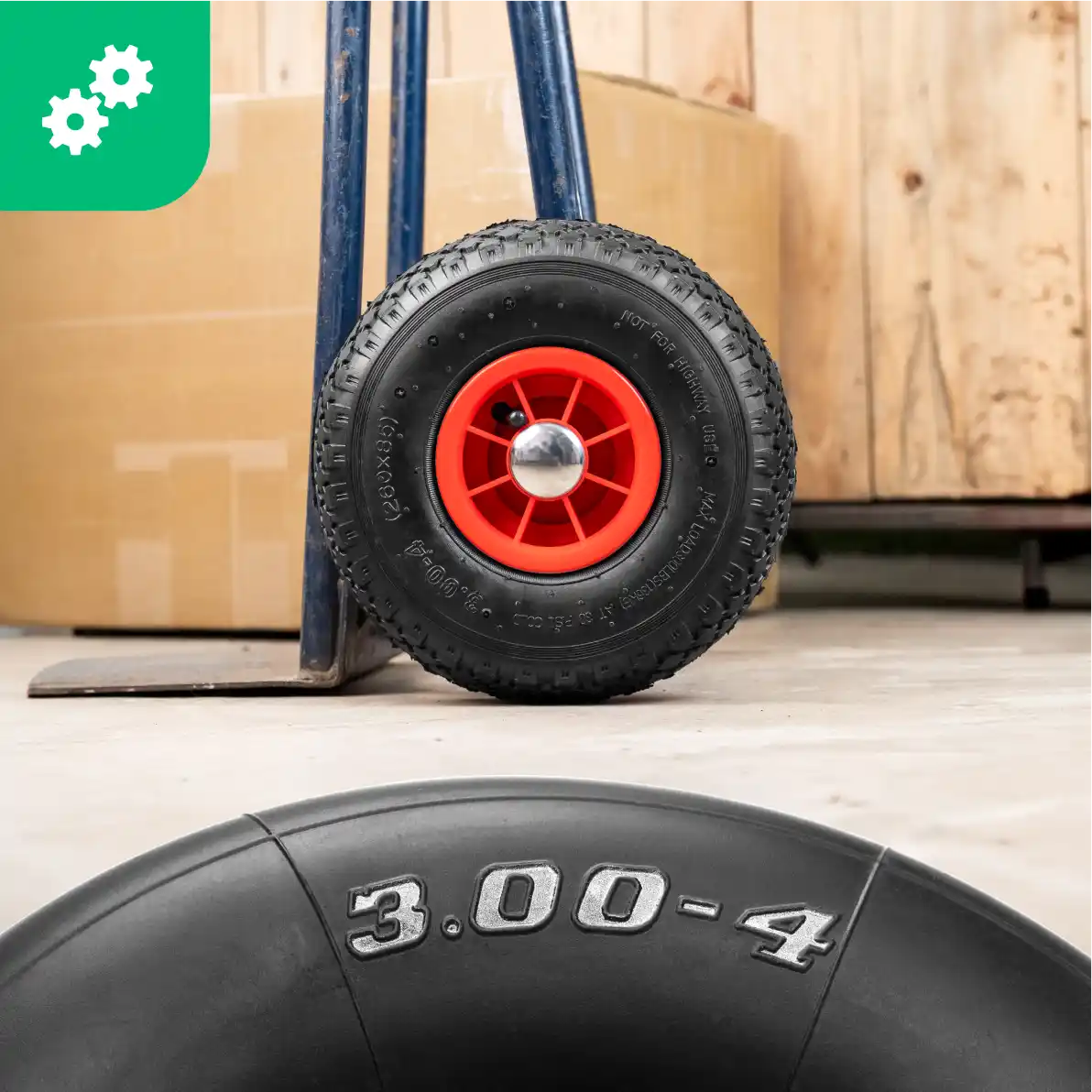 camera d'aria 3.00-4 carriola valvola curva