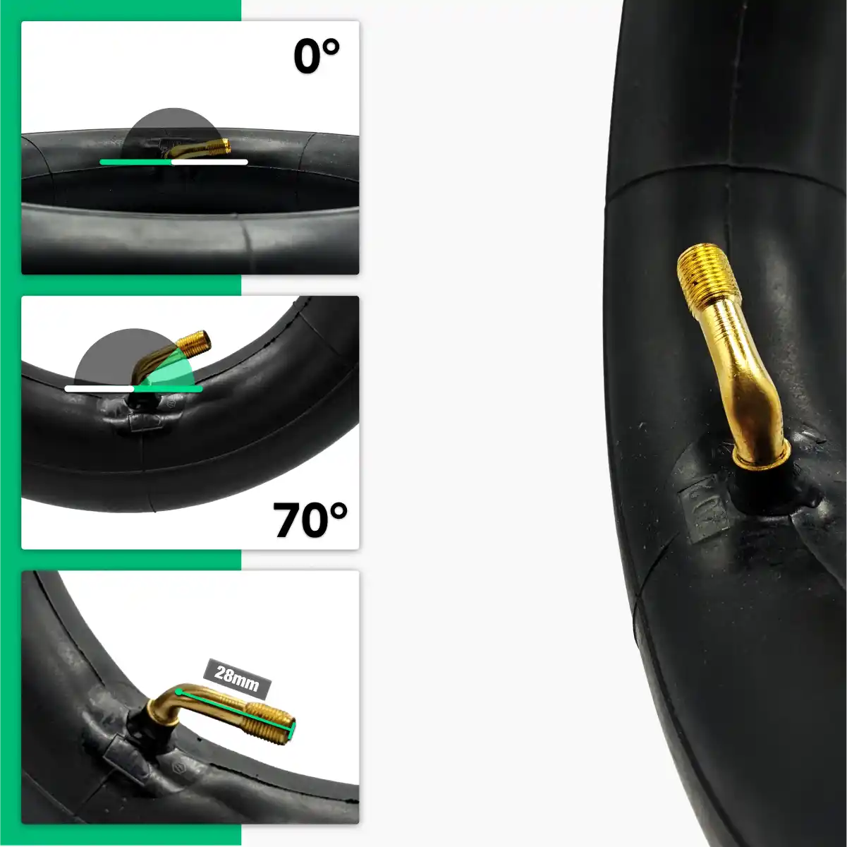 Camera d'aria 85 65 6 5 valvola angolata