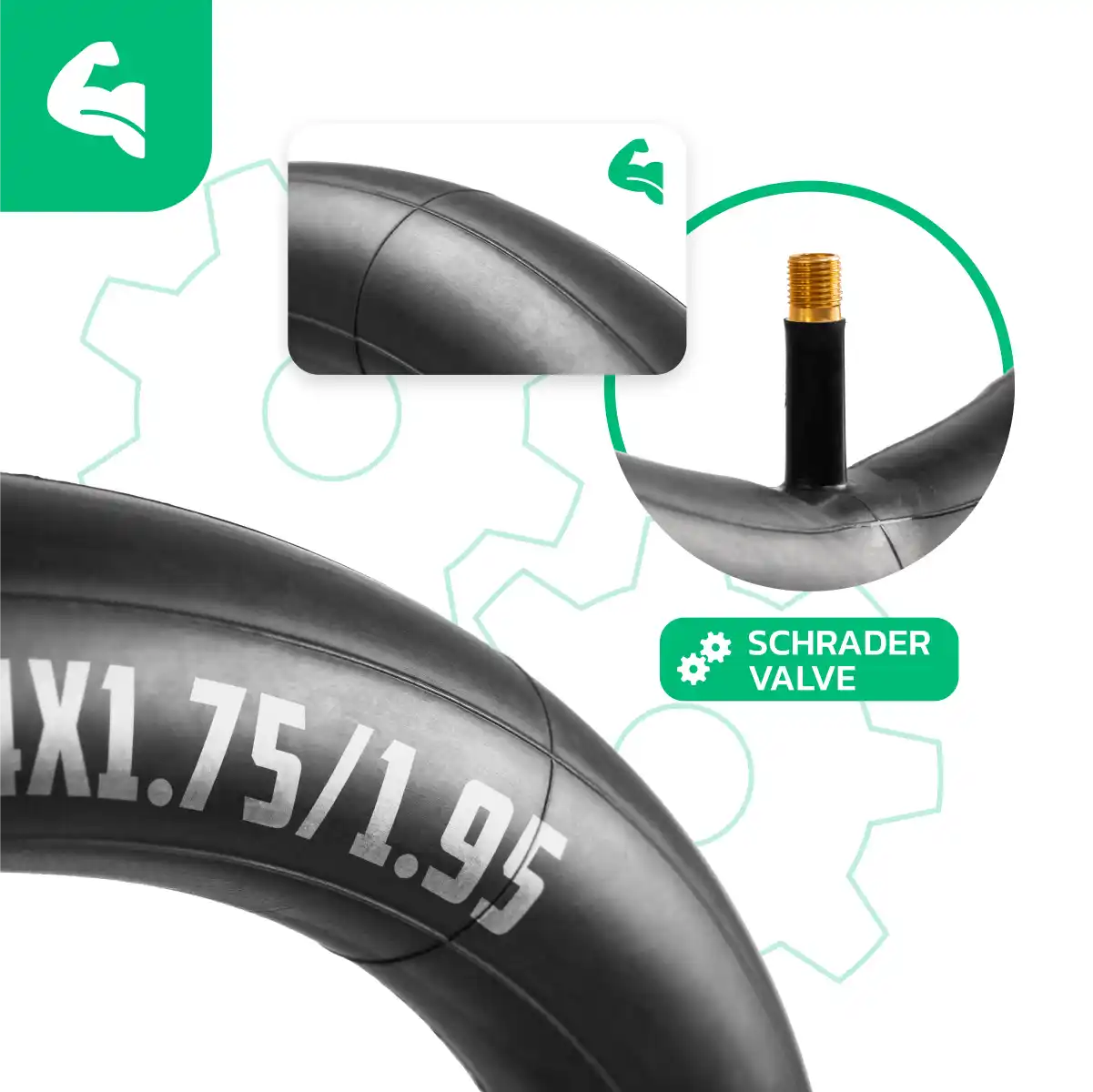 Camera d'aria per balance bike 14 pollici