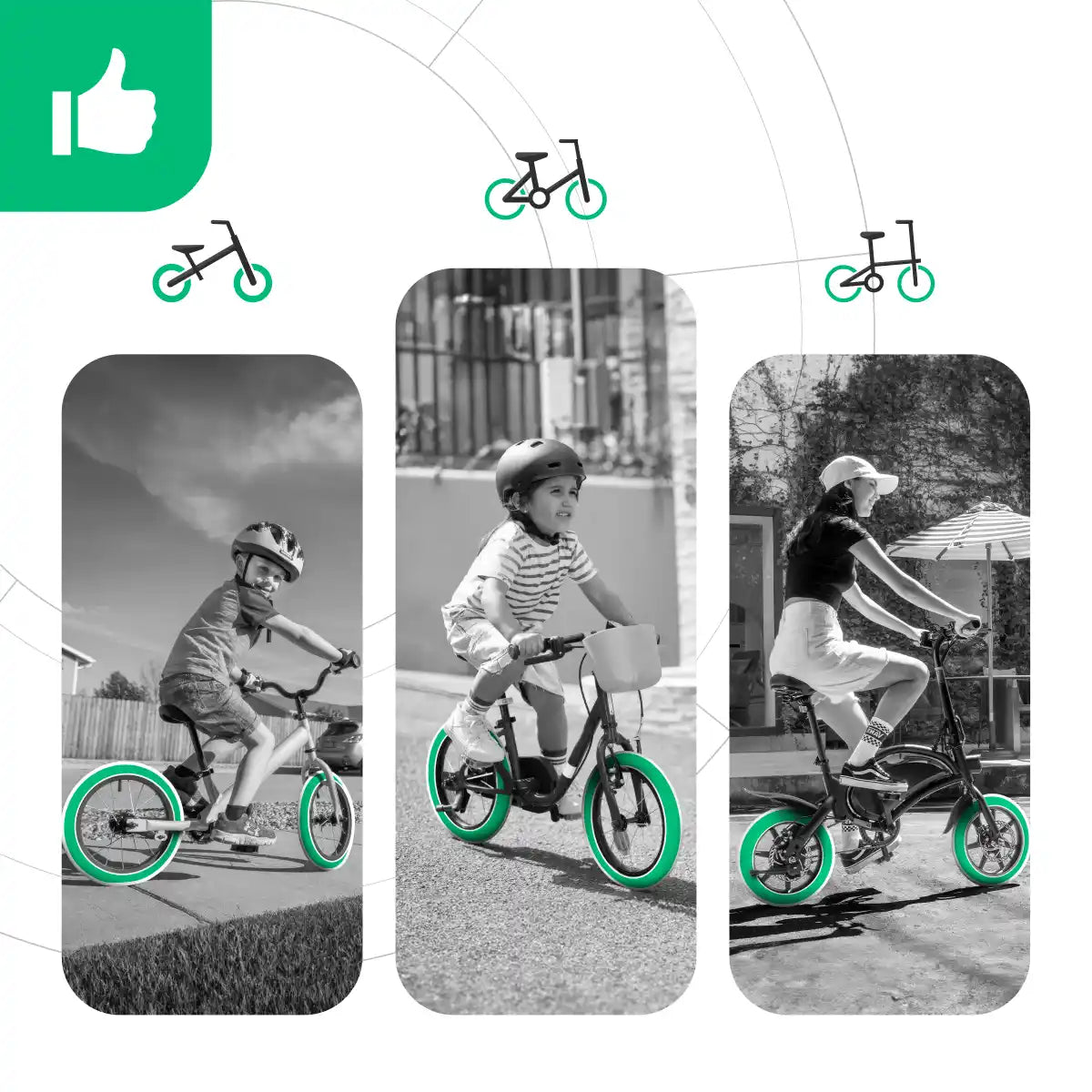 Camera d'aria per bici senza pedali 14 x 1 75 1 95