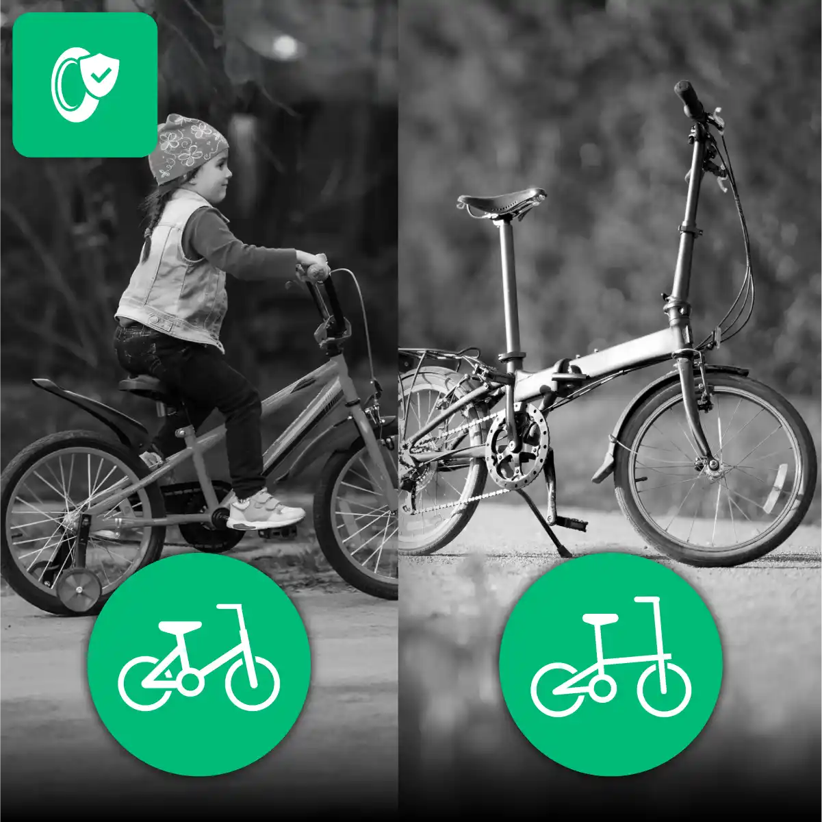 Camera d'aria pneumatico bicicletta bambino 20x2.50 > 3.00 valvola Schrader 40mm