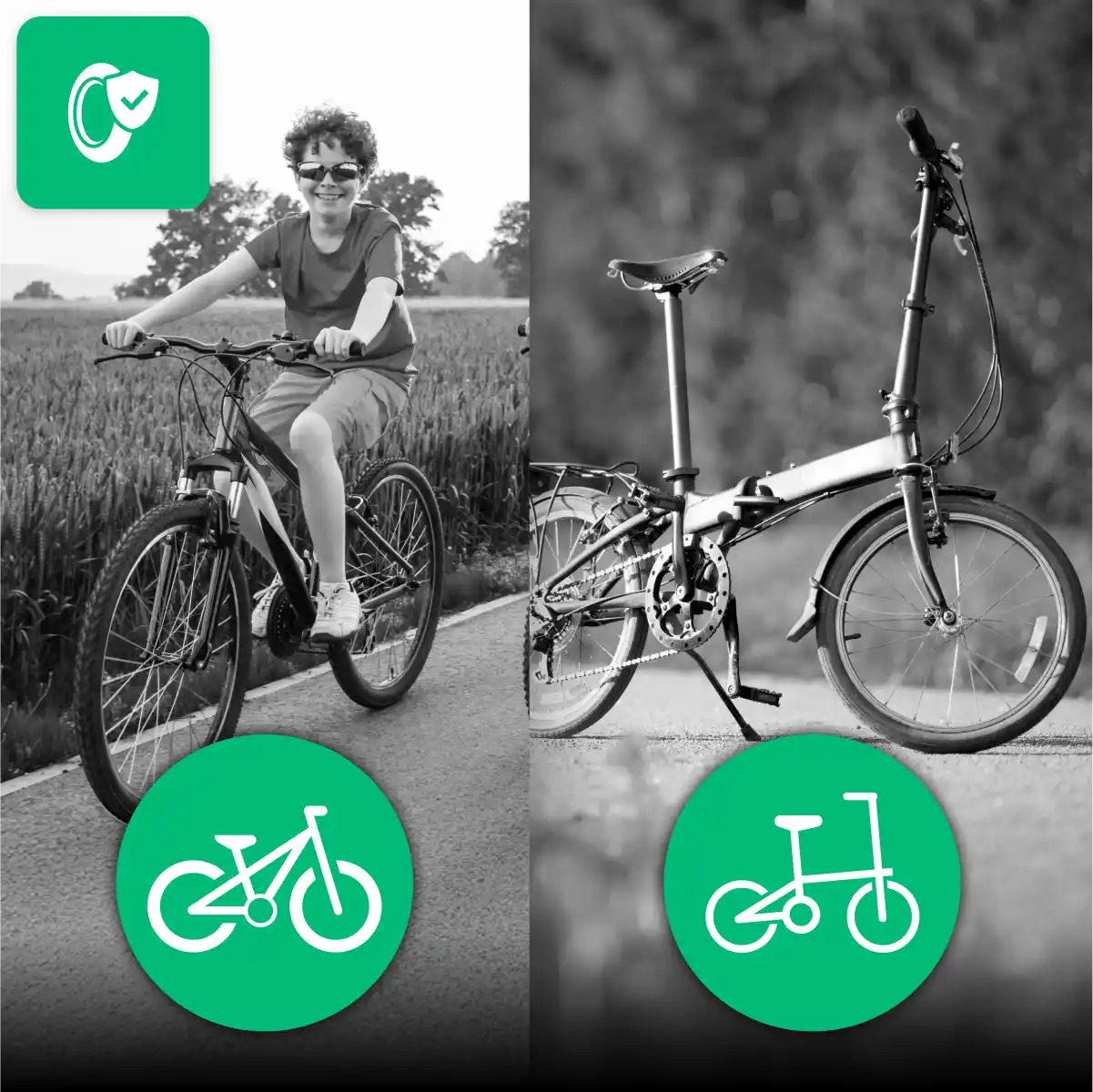 Camera d'aria per pneumatico bici bambino 24x1.90 > 2.40 valvola presta