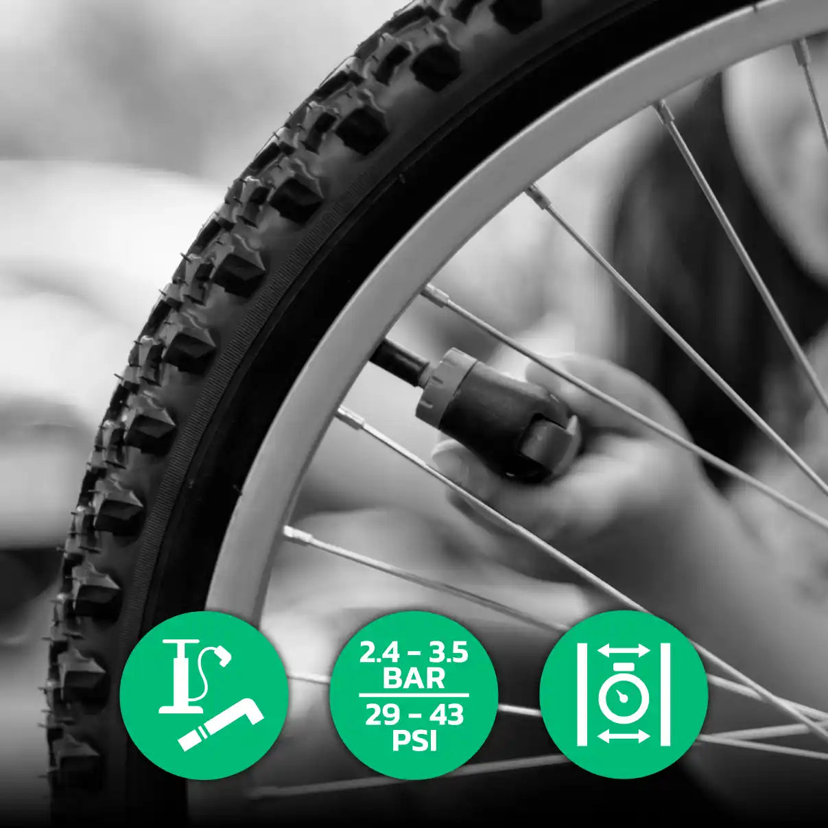 camera d'aria pneumatico bicicletta pieghevole 20x2.25 > 2.40 valvola schrader