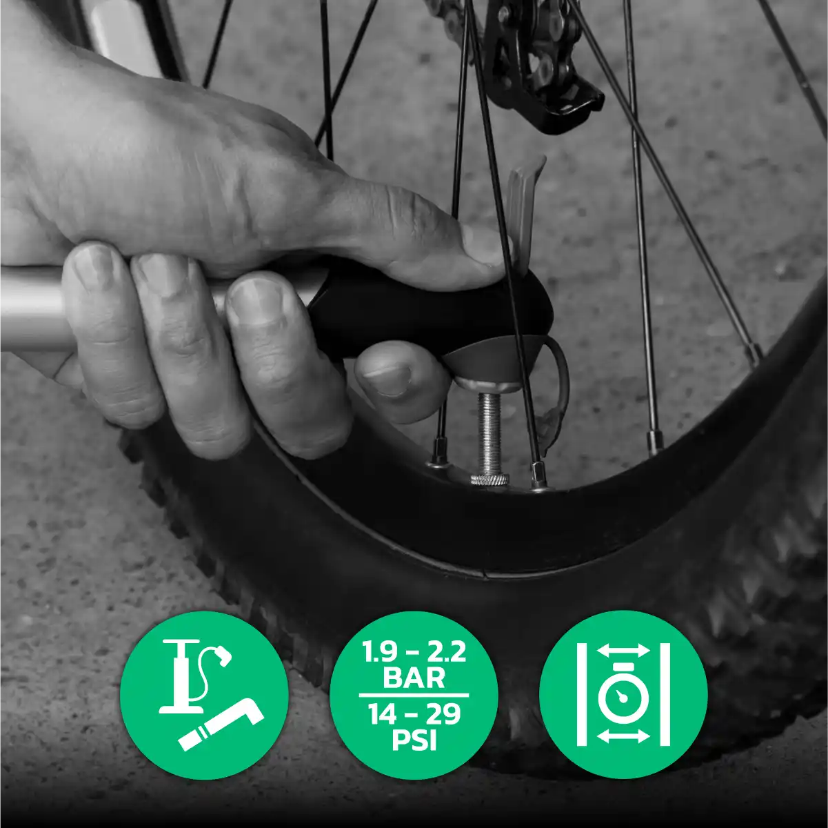 camera d'aria pneumatico bici pieghevole 24x1.90 > 2.40 valvola presta