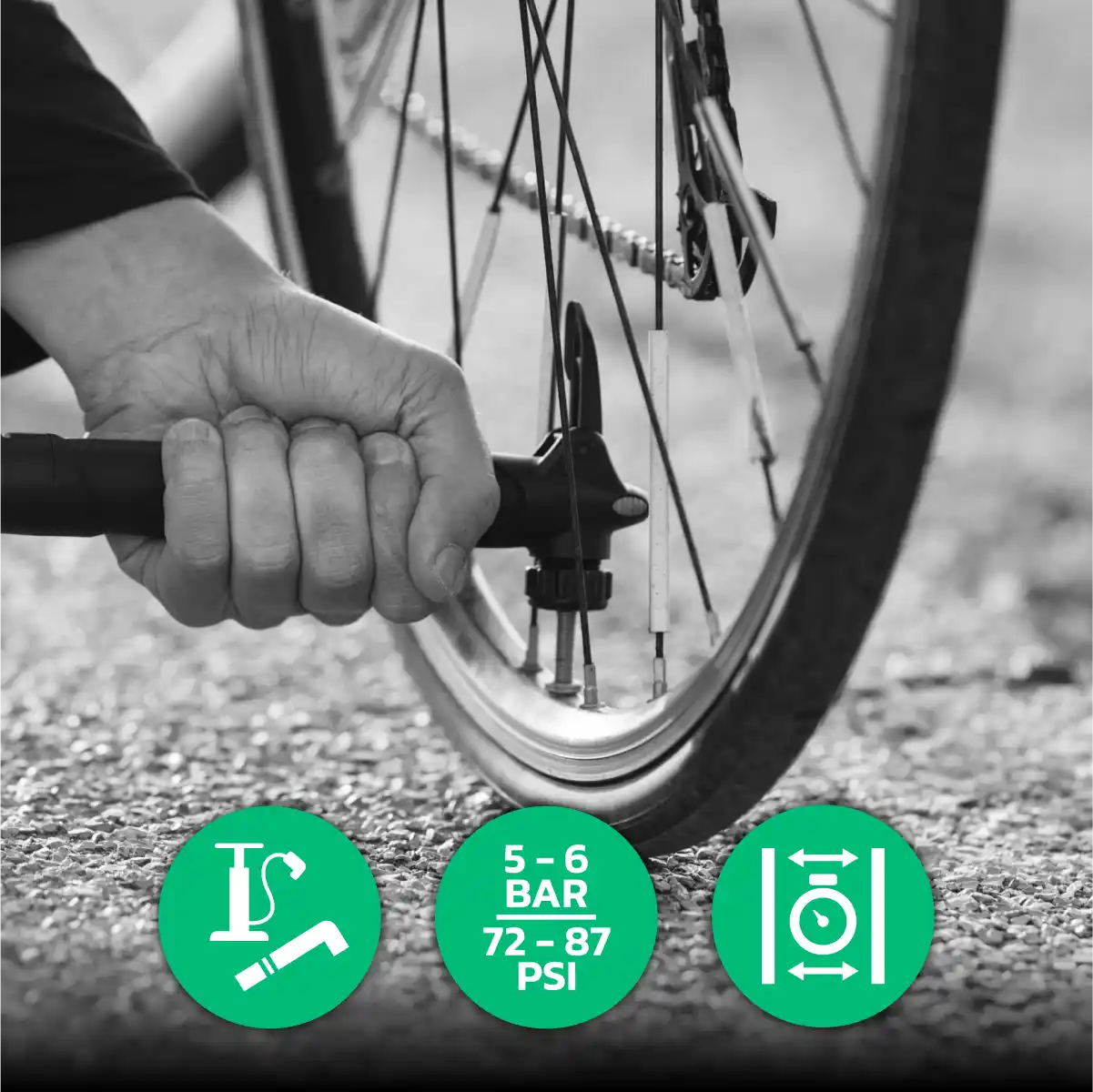 camera d'aria bici da strada 700cx35-43 valvola presta 40mm