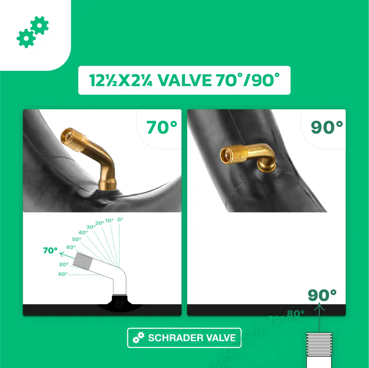 Camera d'aria 12 pollici bici senza pedali