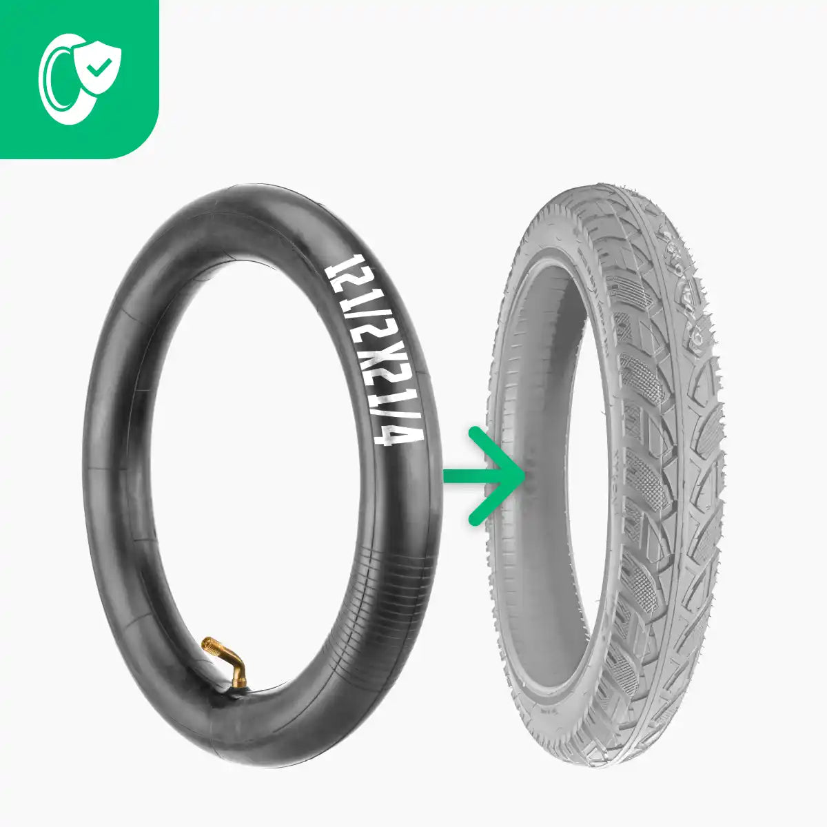 camera d'aria bici 12 1/2x2 1/4