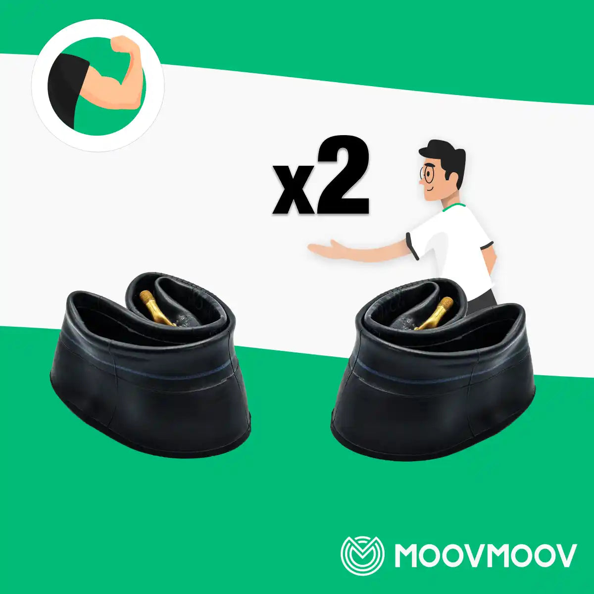 <strong>Chambres à air 10 pouces valve coudée</strong>