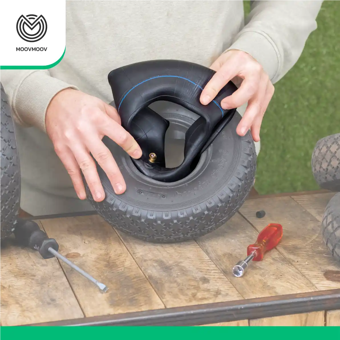 Camere d'aria 260 x 85 valvola angolata