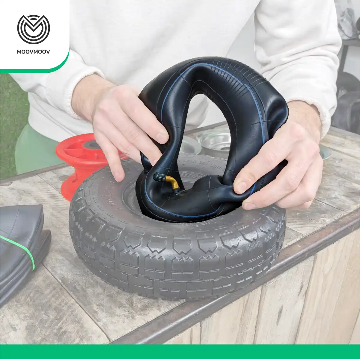 Camere d'aria 4.10/3.50-4 valvola piegata