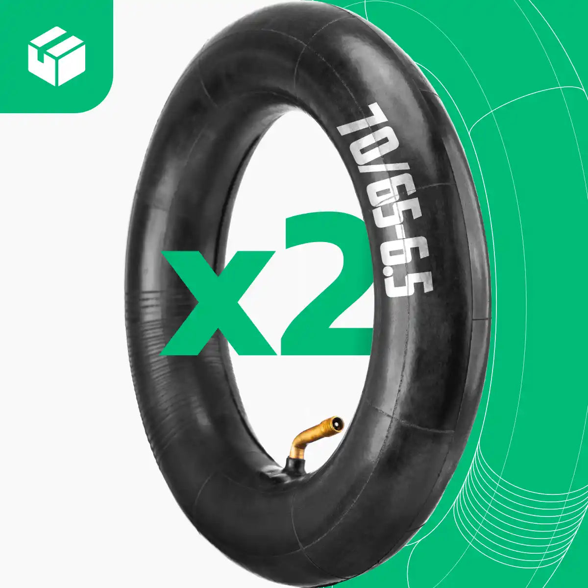 Camere d'aria 70/65-6.5 gomma butilica