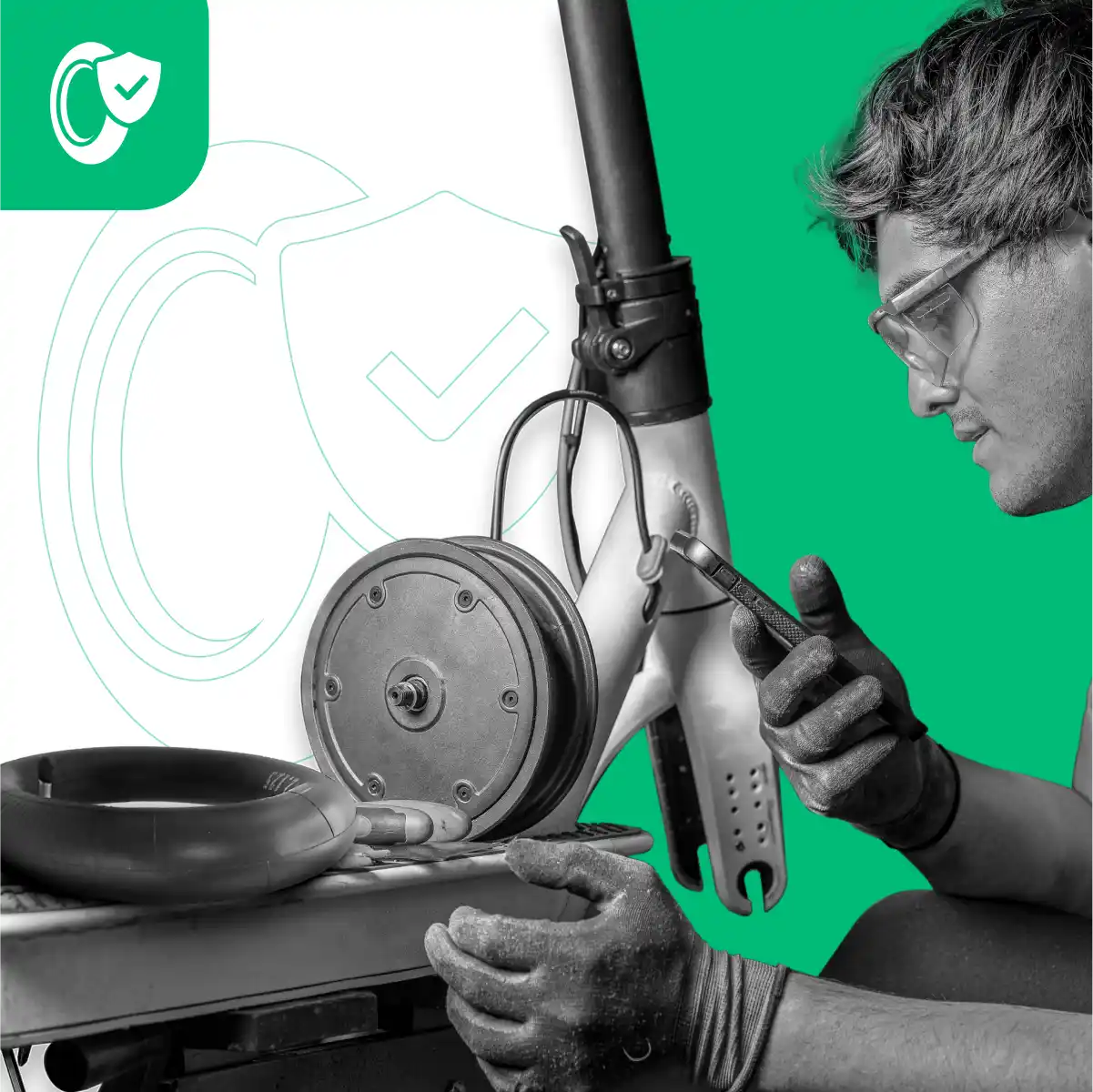 Camere d'aria 8 1/2x2l valvola angolata 70/90 monopattino elettrico