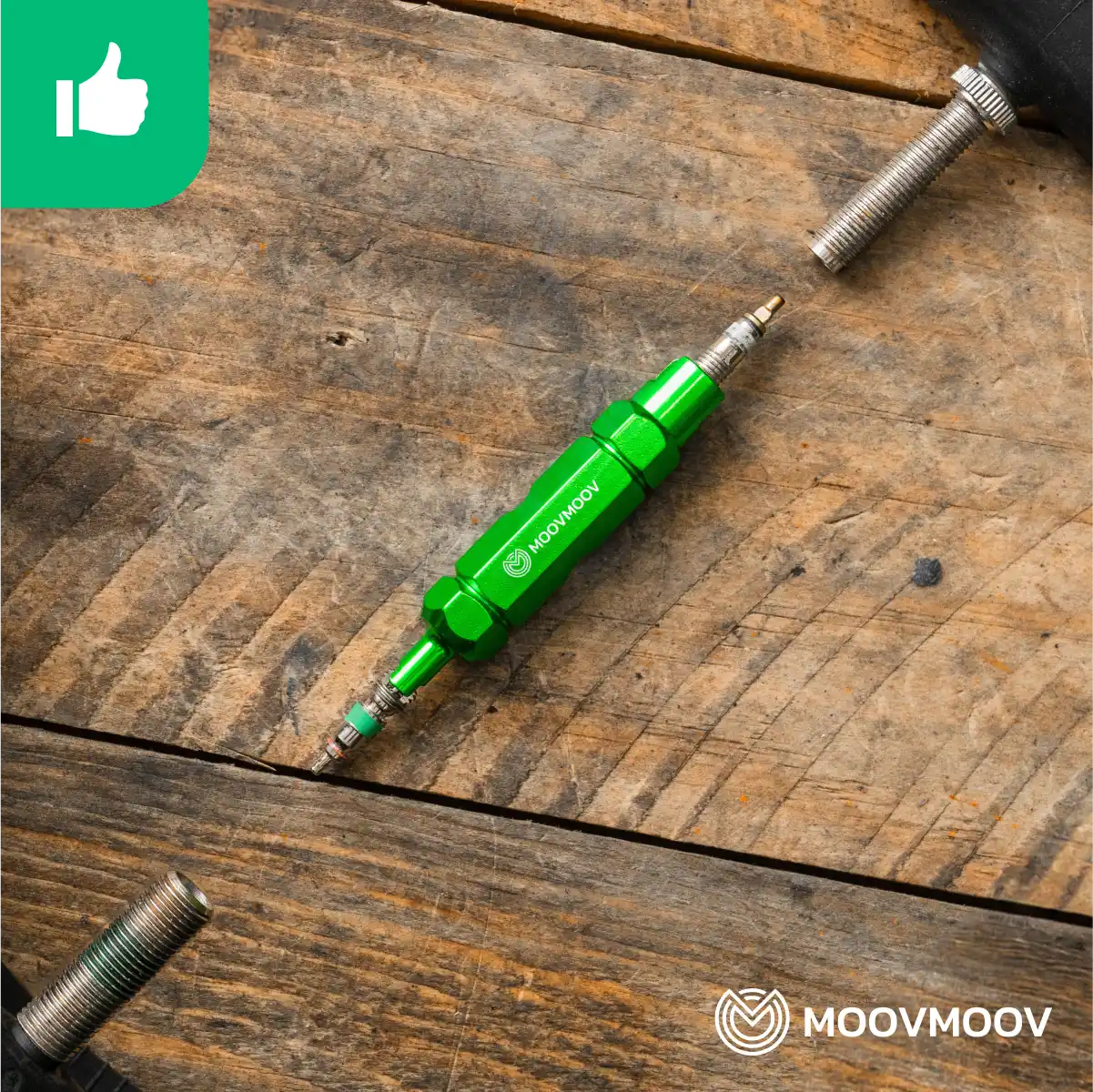 Smontare la valvola della camera d'aria estensione della valvola