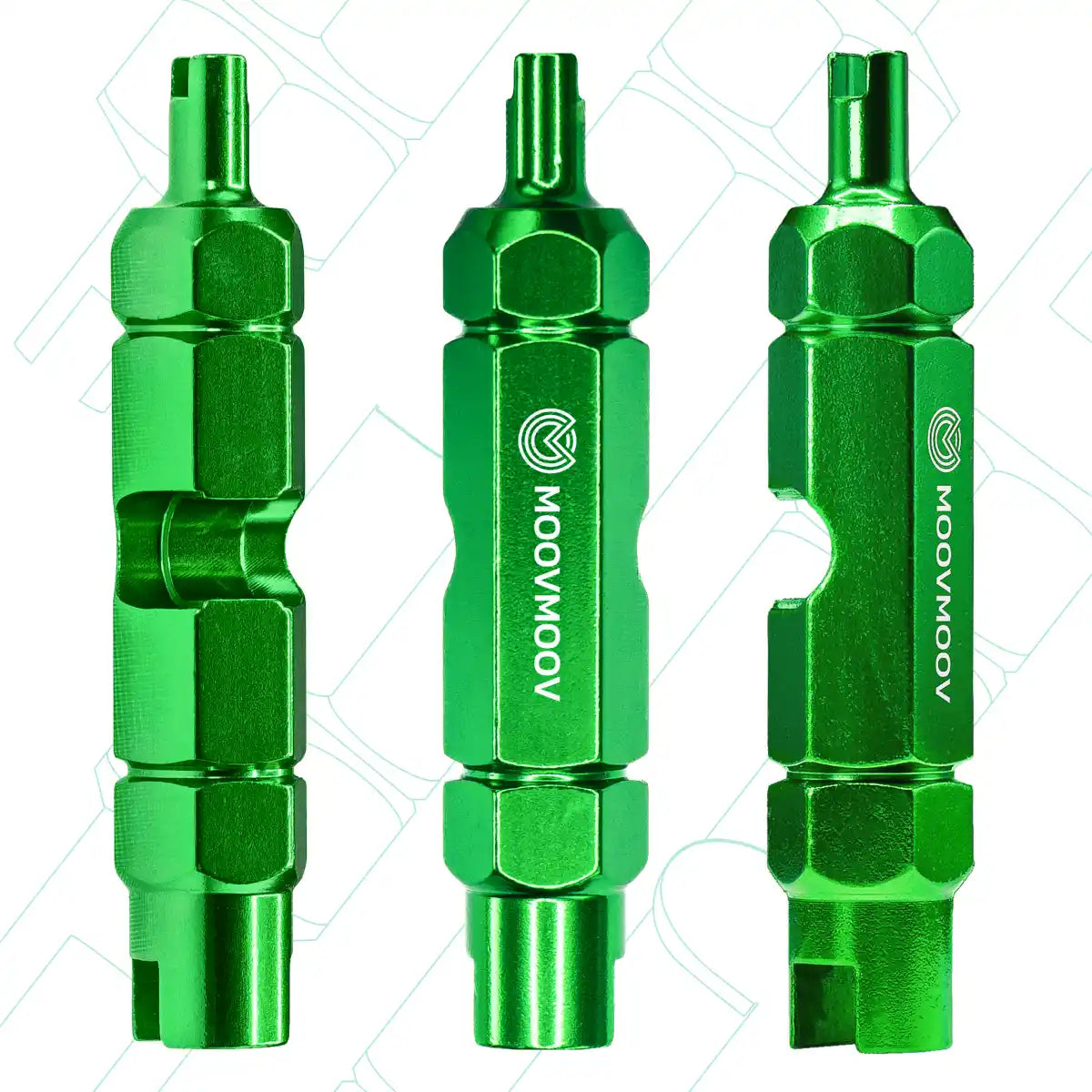 Smontare valvola Schrader e Presta 54mm bici