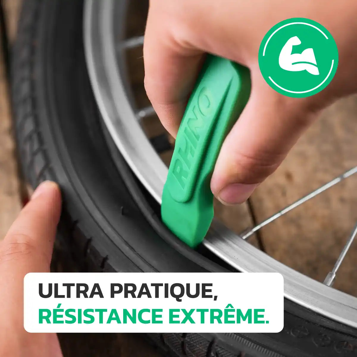 Smonta copertoni MTB solido