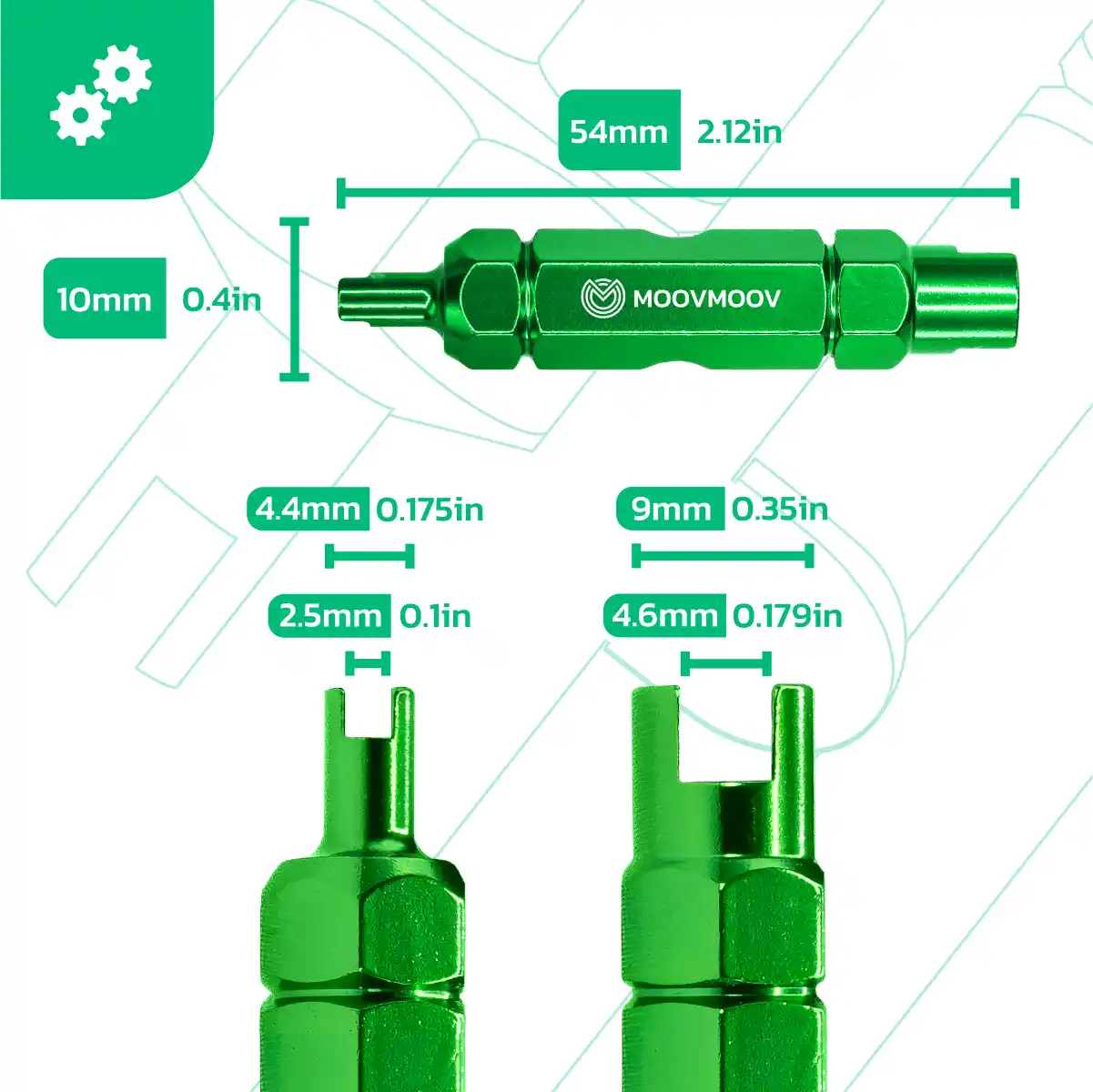 Smonta valvola camera d'aria estensione della valvola