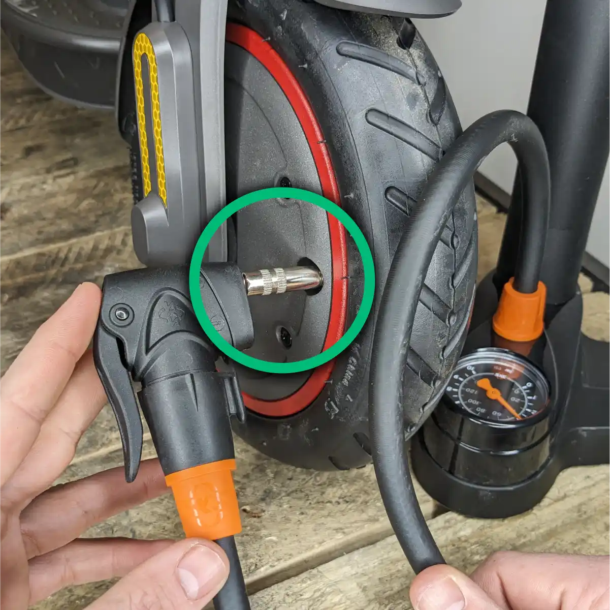 Punta per gonfiaggio pneumatici