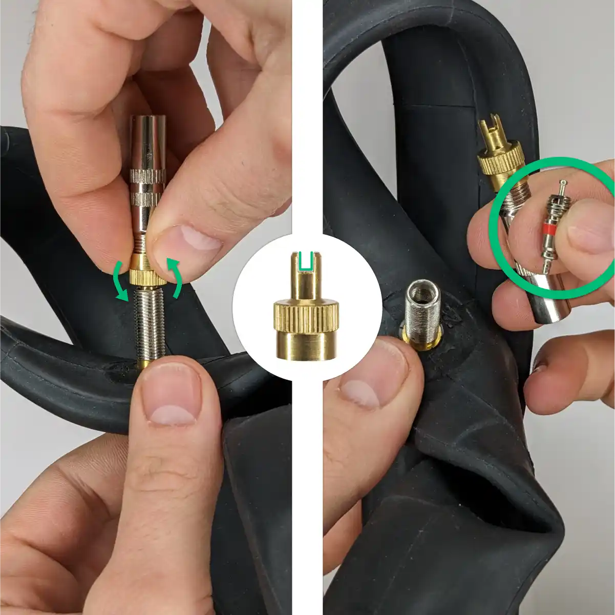 <b>Ugello per gonfiare camera d'aria bici</b>