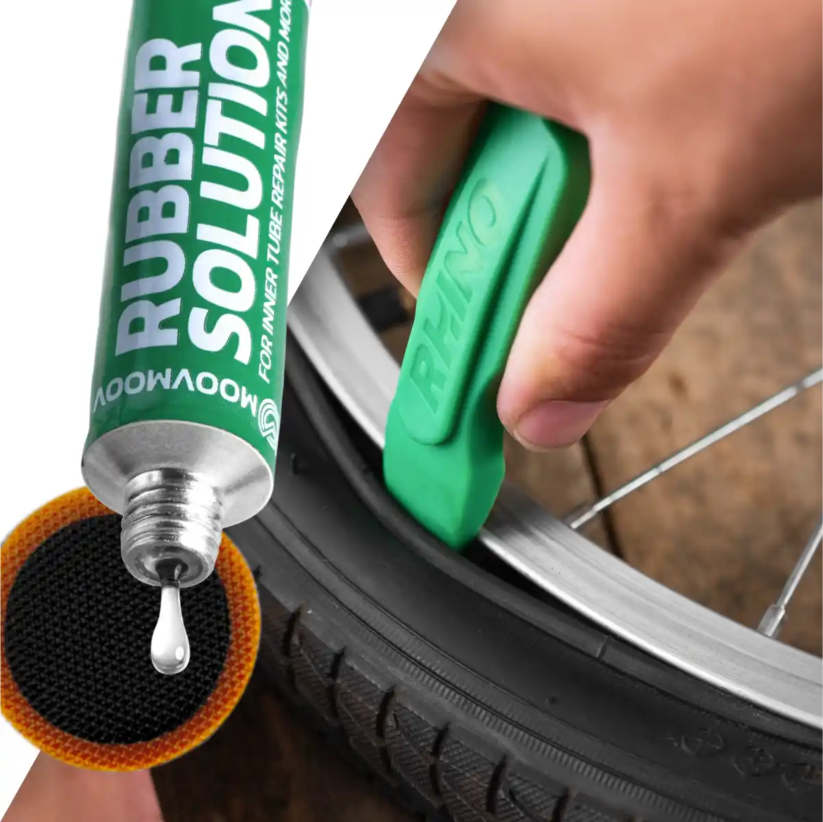 Kit riparazione bici smontagomme