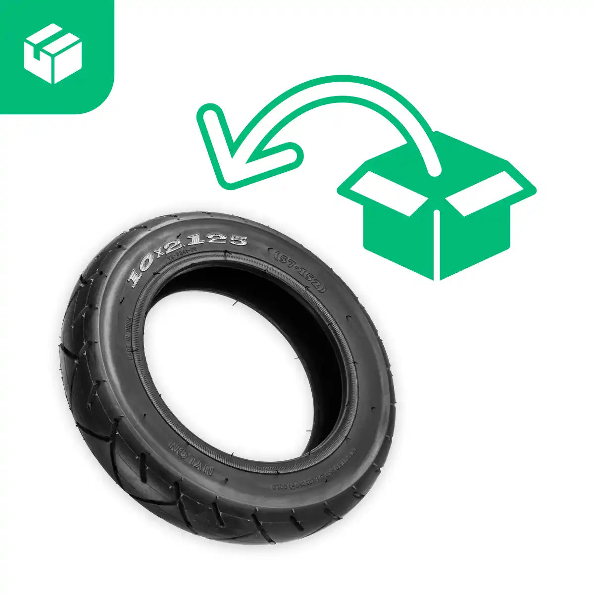 Pneumatico gonfiabile 10x2.125