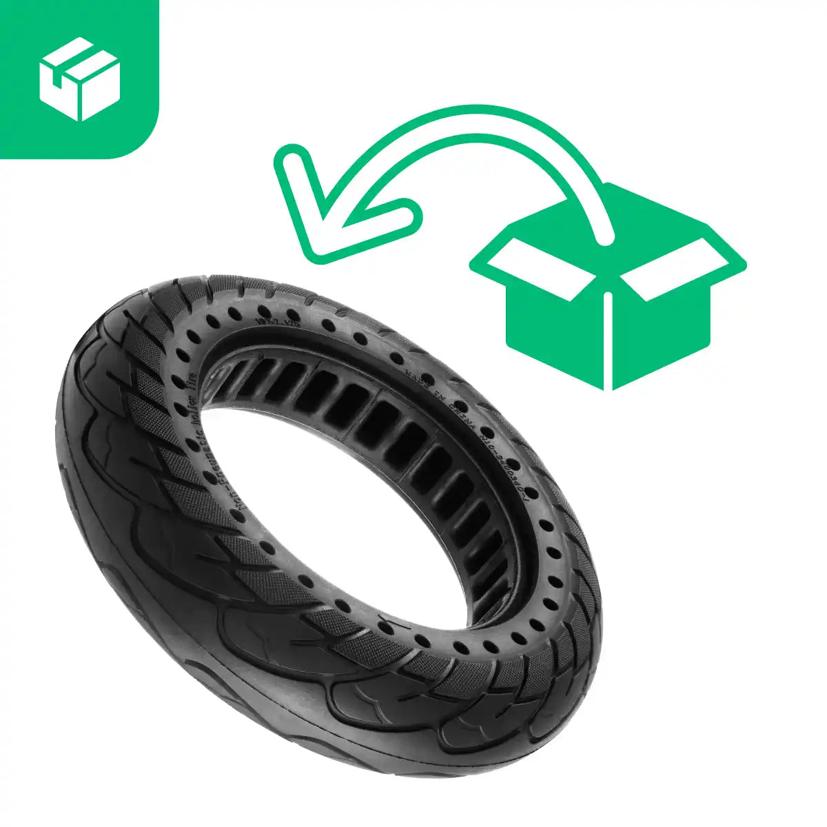 Pneumatico pieno 10x2.125 monopattino elettrico