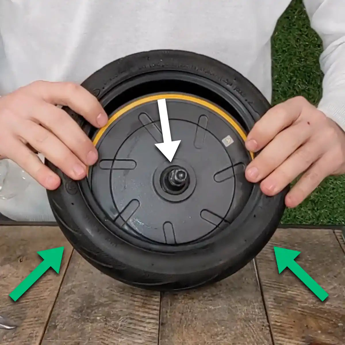 Pneumatico tubeless 60 70 6 5 con gel anti foratura