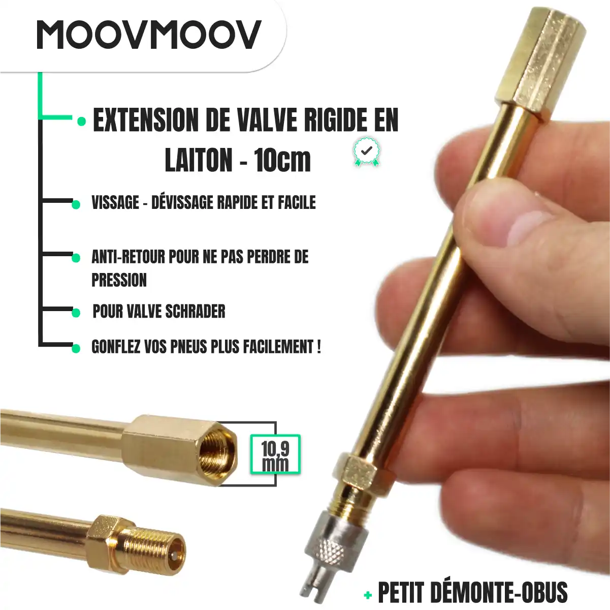 Prolunga valvola 10 cm