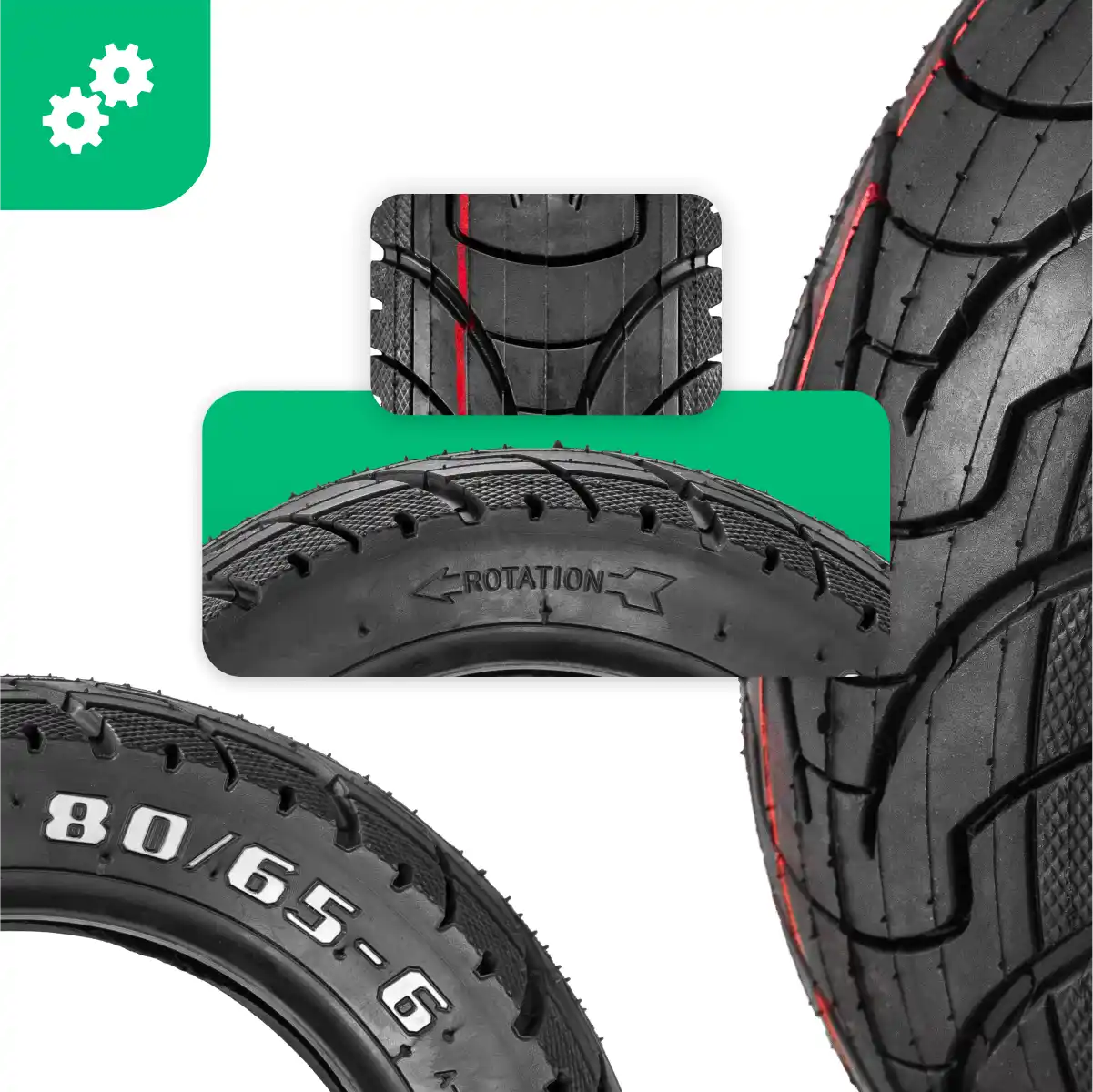 Ruota 10 pollici monopattino Dualtron