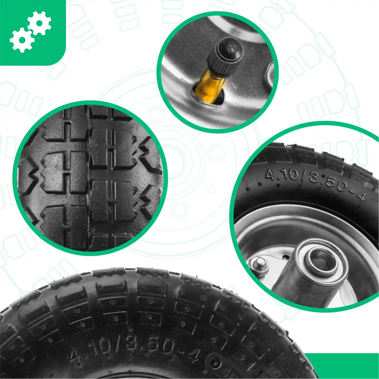 Ruota completa diavolo 4.10/3.50-4