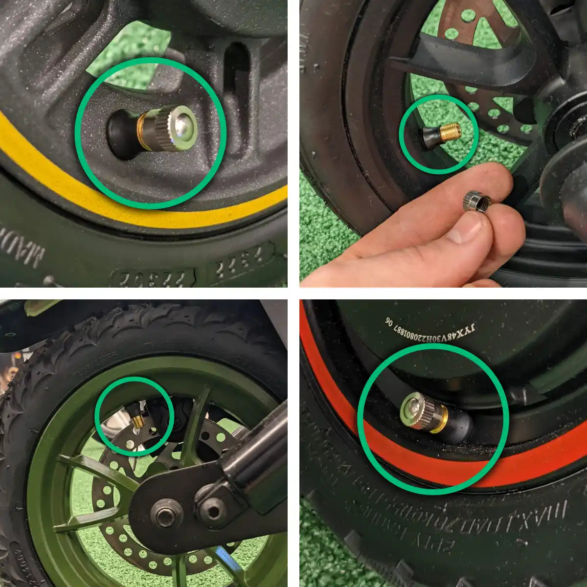 Valvola tubeless monopattino