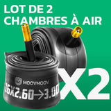 Lot de 2 chambres à air 16 pouces MoovMoov