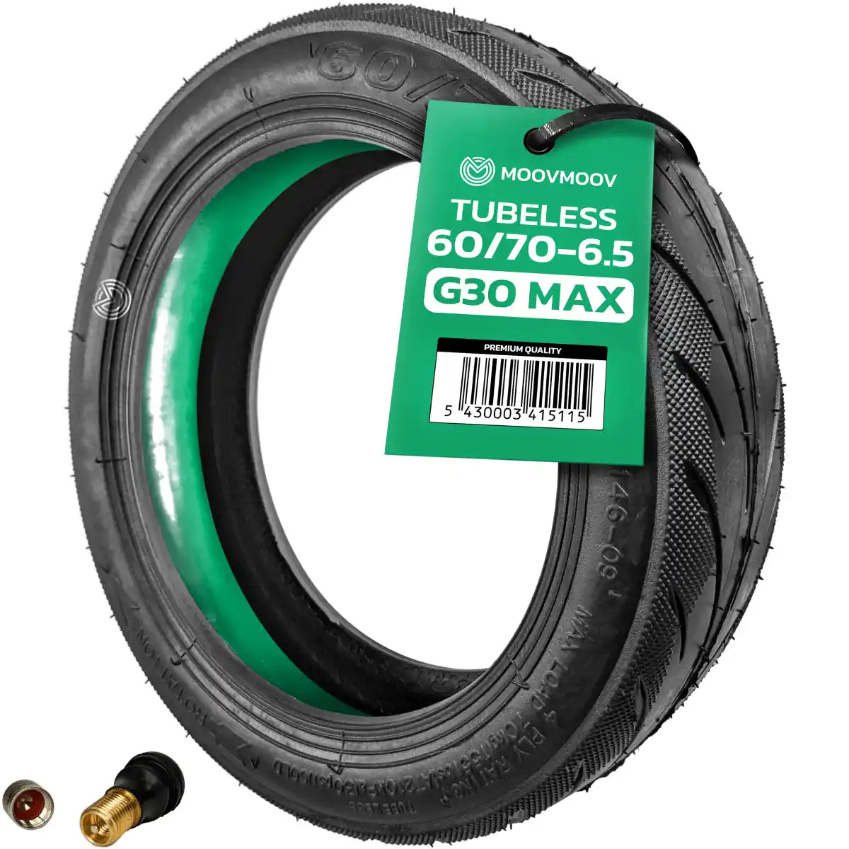 Pneumatico 90/65-6.5 tubeless anteriore per Kugoo Kirin KuKirin M5 Pro